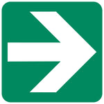 Green Arrow safety sign (GA2)