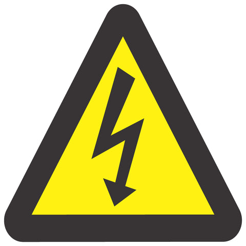 Beware Of Electric Shock SABS safety sign (WW7)