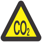 Beware Of Carbon Dioxide safety sign (WW15)