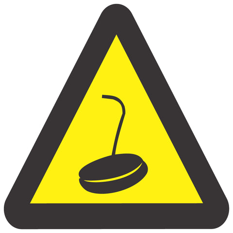 Beware Of Magnet Crane SABS safety sign (WW 30)