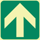 General Direction (ahead) (Gp 1) symbolic safety sign