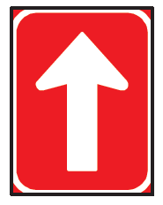 One-way roadway road sign (R4.3)
