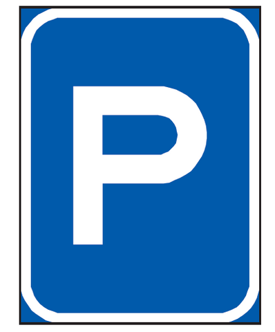 Parking Reservation road sign (R305-P)