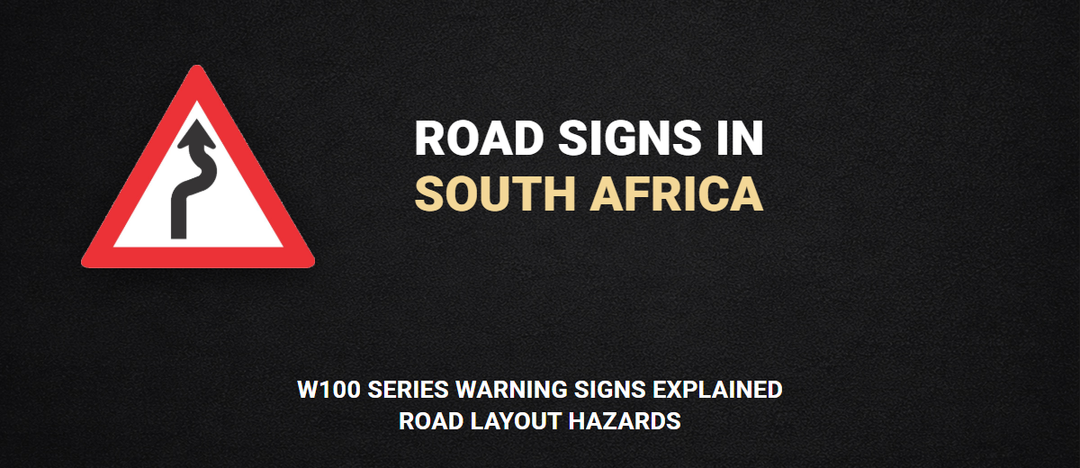 W208 winding road sign