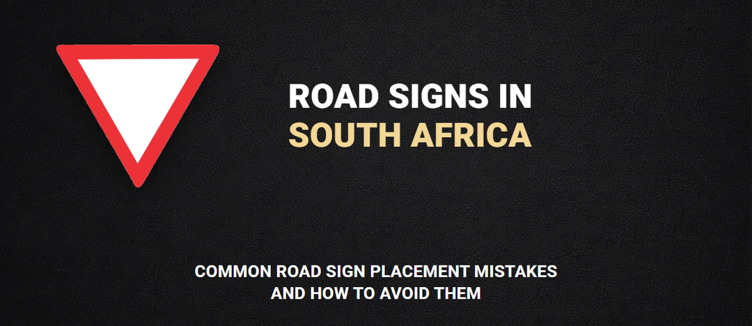 Yield sign - placement mistakes