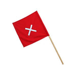 Temp Road Signs with Cones,  Delineators and Flag -  COMBO1