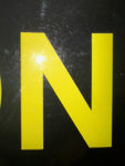Caution : Crane working overhead safety sign (C55)