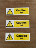Caution : hot safety sign (CAT10)