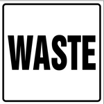 Waste safety sign (CAT53)