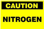 Caution : Nitrogen safety sign (CAU142)