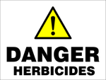 Danger : Herbicides safety sign (DAN064)