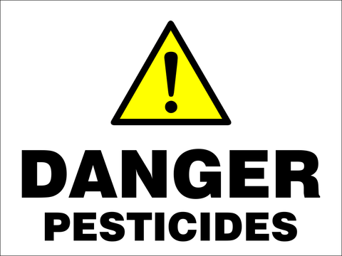 Danger : Pesticides safety sign (DAN065)