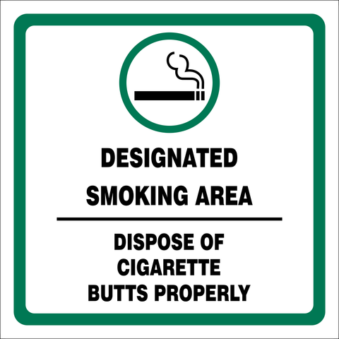 Smoking safety sign (DES03)