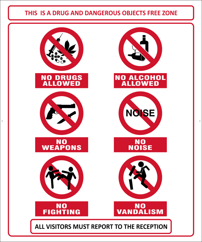 Drug and danger free zone safety sign (DFA001) | Safety Sign Online drug-and-danger-free-zone-safety-sign-dfa001-safety-sign-online
