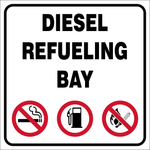Diesel refueling bay safety sign (DRB01)