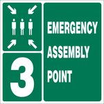 Emergency Assembly Point safety sign (GA 26.3)