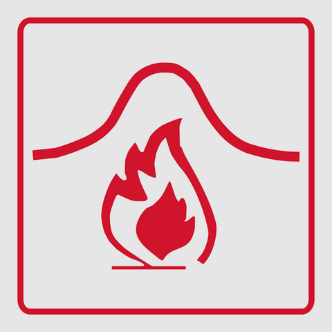 Fire Blanket reflective safety sign (FB09REF)