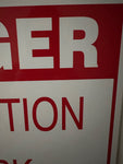 Danger : Demolition work in progress safety sign (C18)