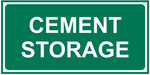 Cement Storage safety sign (IN53)