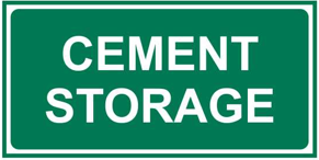 Cement Storage safety sign (IN53)