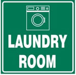 Laundry Room safety sign (IN56)