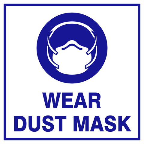 Wear dust mask safety sign (M9)