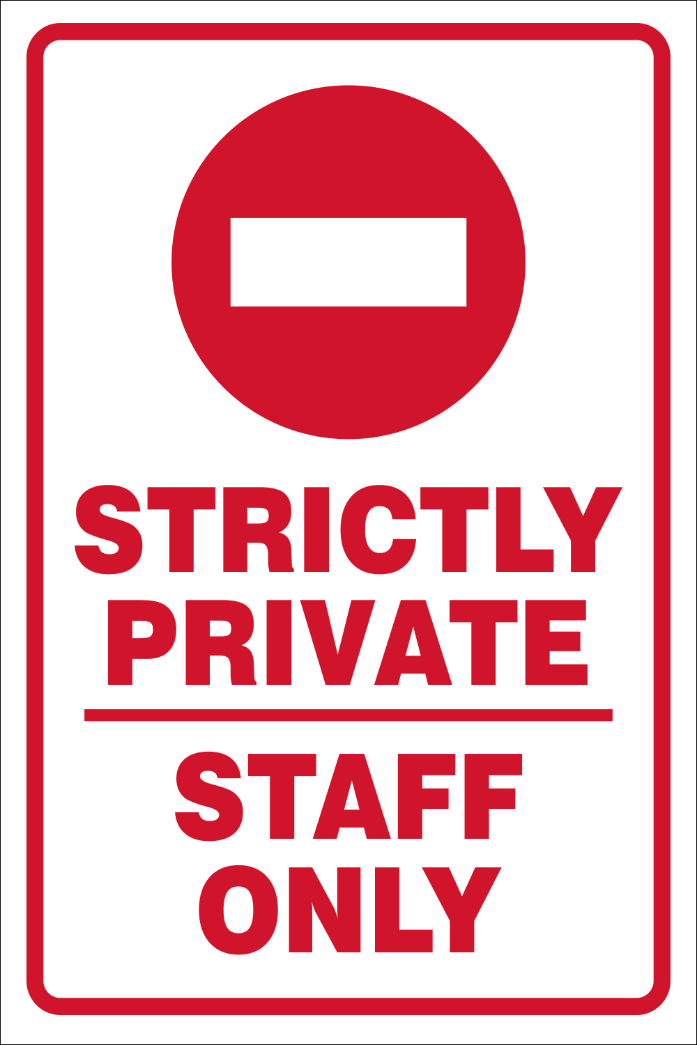Strictly private : staff only safety sign (NE31) | Safety Sign Online strictly-private-staff-only-safety-sign-ne31-safety-sign-online
