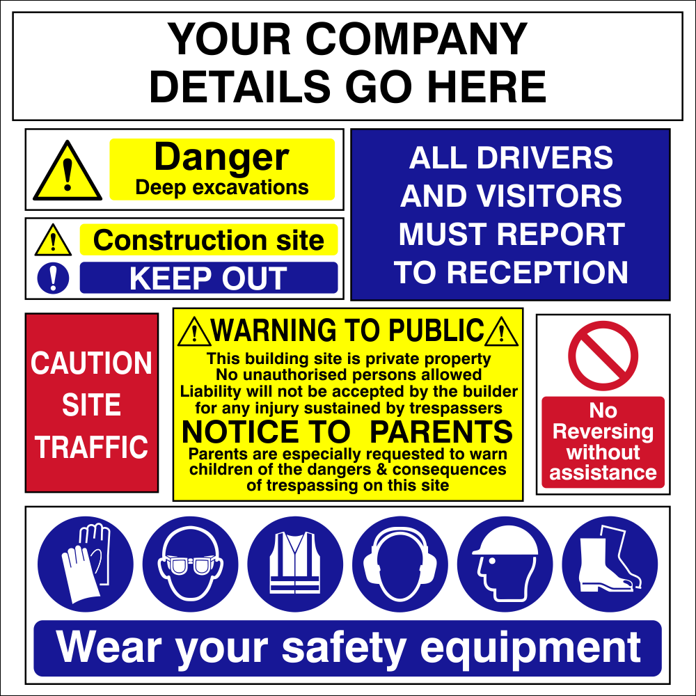Wear Your Safety Equipment – Mandatory PPE | Safety Sign Online