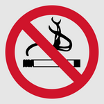 No Smoking reflective safety sign (PV01REF)