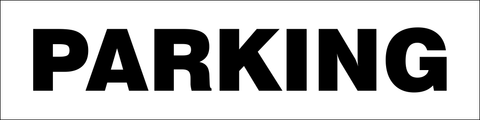 Parking safety sign (M61)