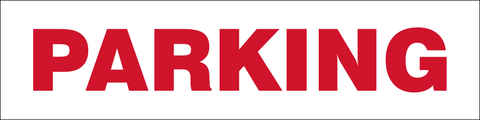 Parking ( Red)  safety sign (M62)