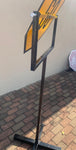 Stop - Go road sign with or without a steel stand (R1.5)
