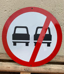 No Overtaking All Vehicles road sign (R214)