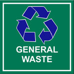 General waste safety sign (REC020)