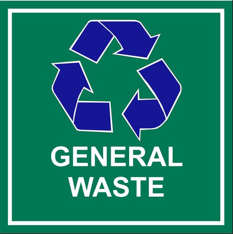 General waste safety sign (REC020)