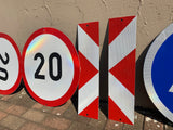 Danger Plate Left or Right road sign (W401 / W402 )