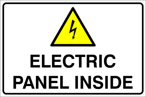 Electrical Panel inside safety sign (WARN06)