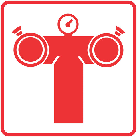 Fire Pump Connection safety sign (FB8)