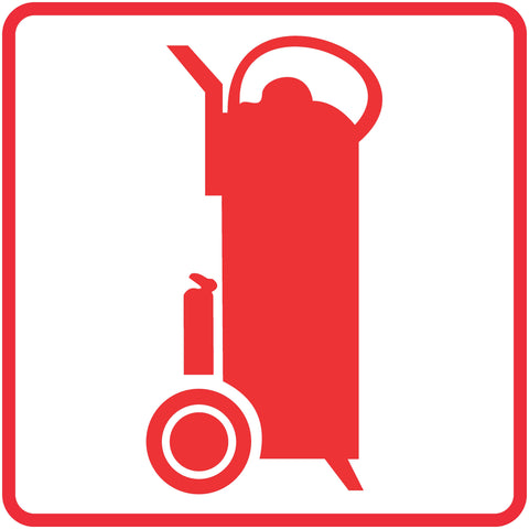 Fire Trolley safety sign (FB14)