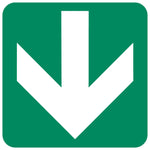 General Direction Below (Ga 2) symbolic safety sign