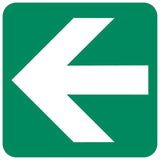 General Direction Left (Ga 2) symbolic safety sign
