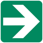 Green Arrow SABS safety sign (GA2)