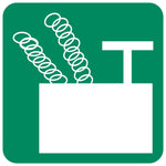 Blasting Point SABS safety sign (GA7)