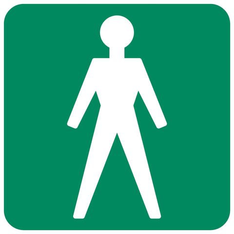 Gents Toilet safety sign (GA 11)