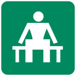Waiting Place SABS safety sign (GA14)