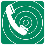 Emergency Telephone safety sign (GA 15)