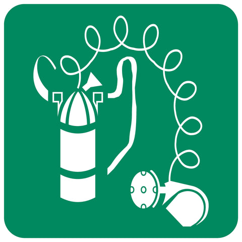 Breathing Apparatus SABS safety sign (GA24)