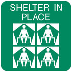 Shelter In Place SABS safety sign (GA25)