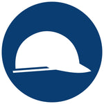 SABS Head Protection Shall Be Worn safety sign (MV3)