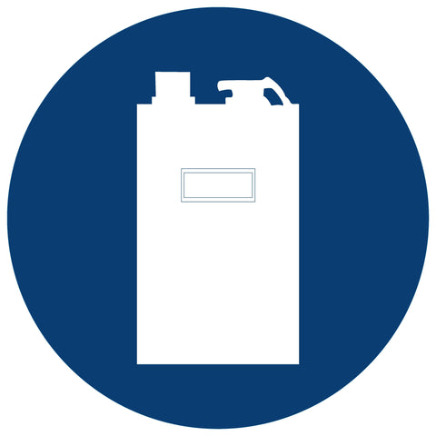 Carbon Monoxide Gas Monitor SABS safety sign (MV17)